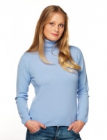 William Lockie - Charlotte 1ply Cashmere roll collar pullover