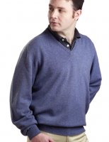 William Lockie - Melrose 2ply cashmere V neck pullover