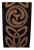 James Pure Wool Celtic Swirl Reversible Scarf Black Camel