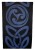 James Pure Wool Celtic Swirl Reversible Scarf Navy Lilac