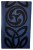 James Pure Wool Celtic Swirl Reversible Scarf Navy Cobalt