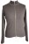 Johnstons - Ladies cashmere 2ply reversible zip cardigan sandstorm driftwood