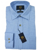 Viyella Plain 80/20 Cotton Wool Blend Shirt