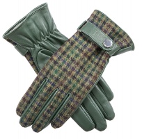 Dents - Margaret Women's Leather & Abraham Moon Tweed Gloves