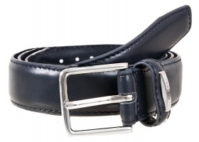 Dents plain leather belt
