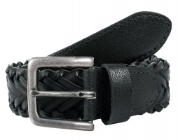 Dents - Plaited leather single keeper belt
