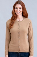 William Lockie - Charlotte 1ply Cashmere round neck cardigan