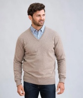 William Lockie - Oxton 1ply cashmere v neck