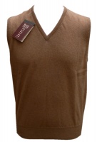 William Lockie Mens Camelhair v neck slipover