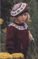 Westaway - Childrens Fair Isle yoke cardigan