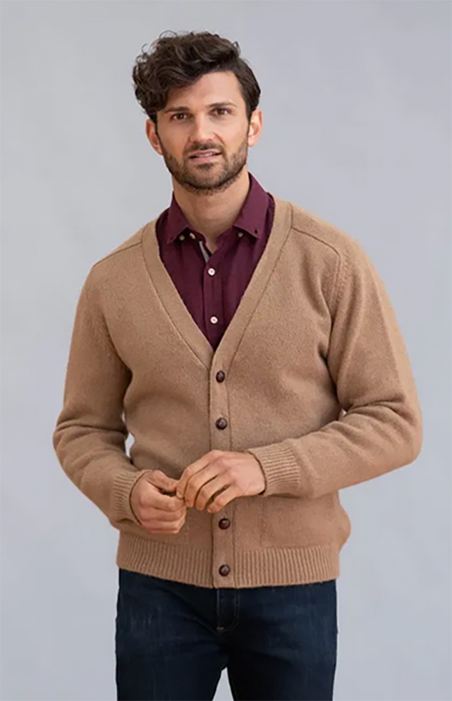 Lockie Datchet camelhair cardigan