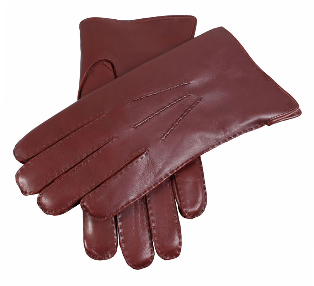 Dents Pembroke Men's Handsewn Fur Lined Hairsheep Leather Gloves