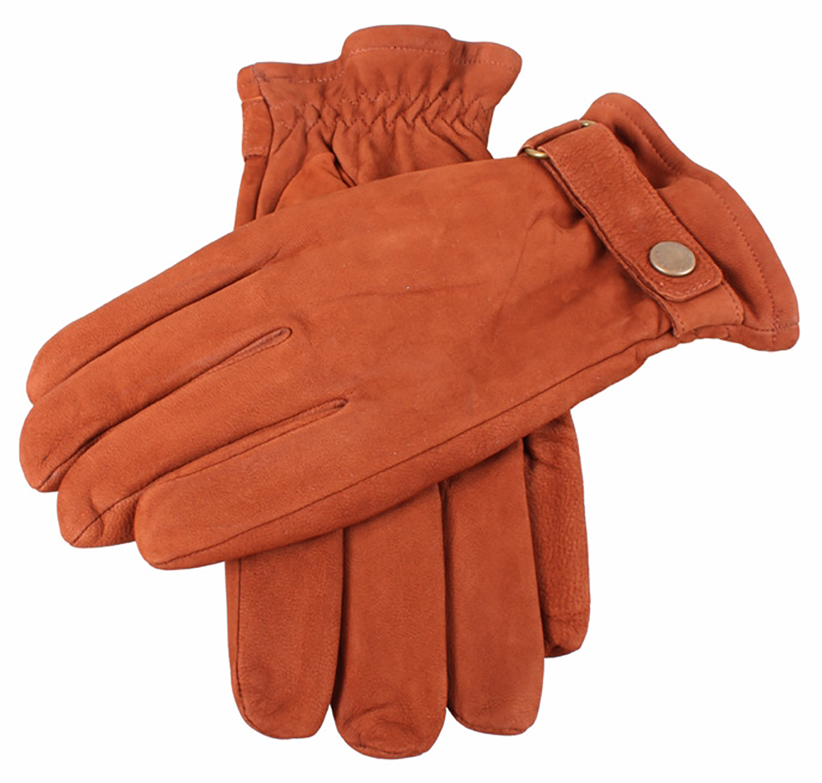 mens cognac leather gloves