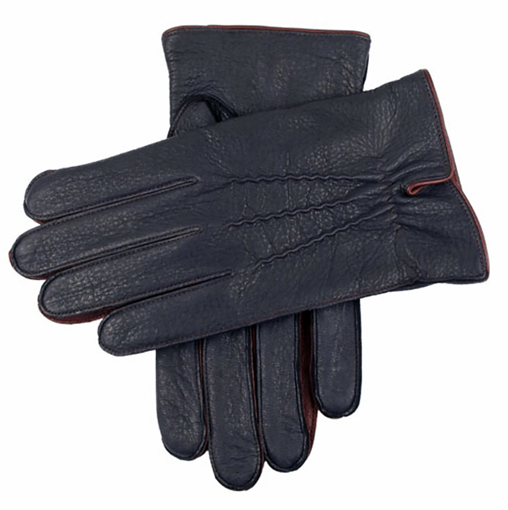Dents - Exeter Men's Cashmere Lined Deerskin Leather Gloves