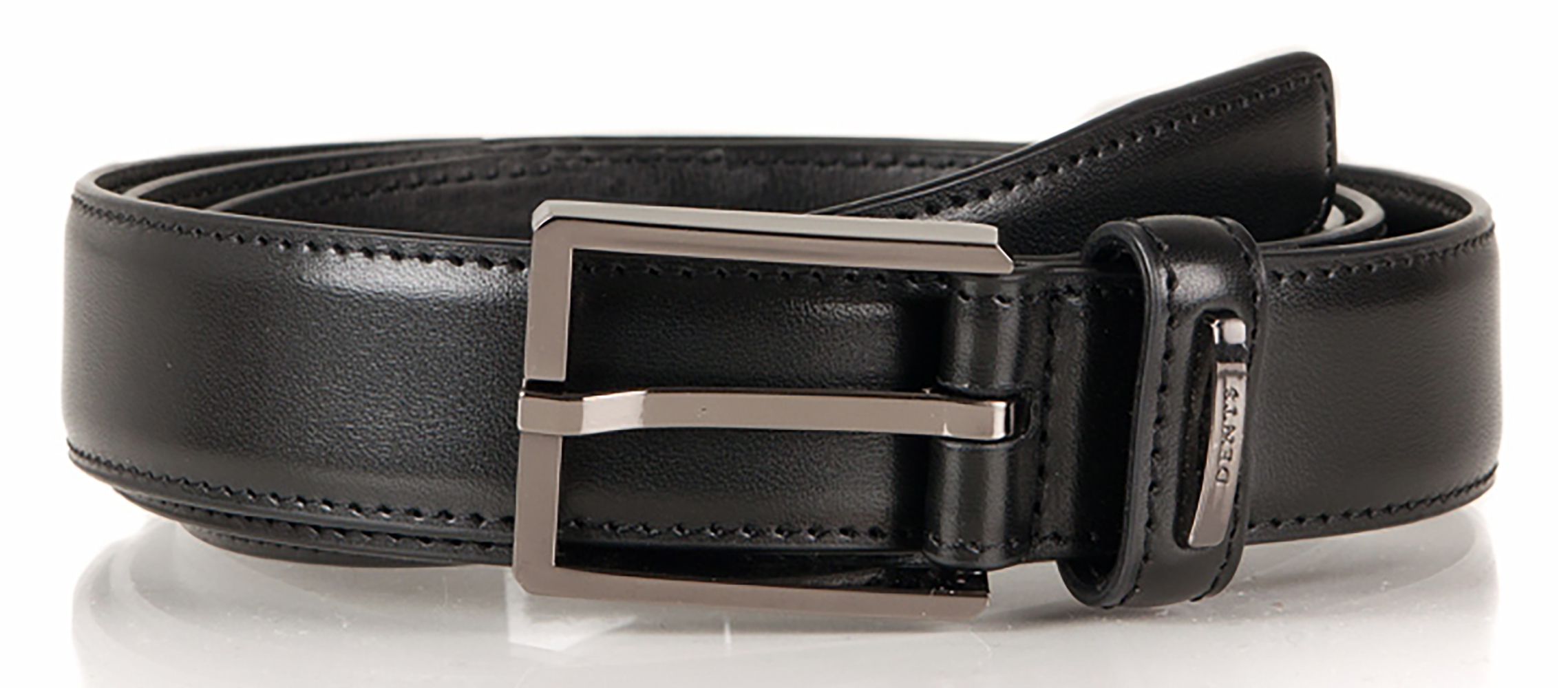 Dents plain leather belt