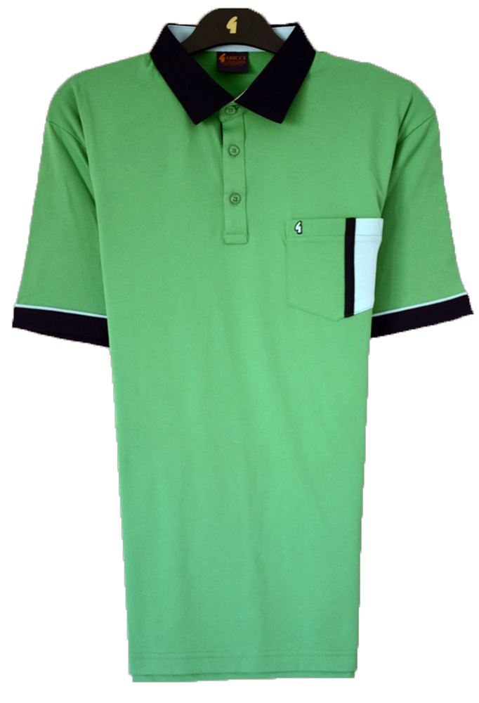Gabicci -Plain polo shirt with contrast collar