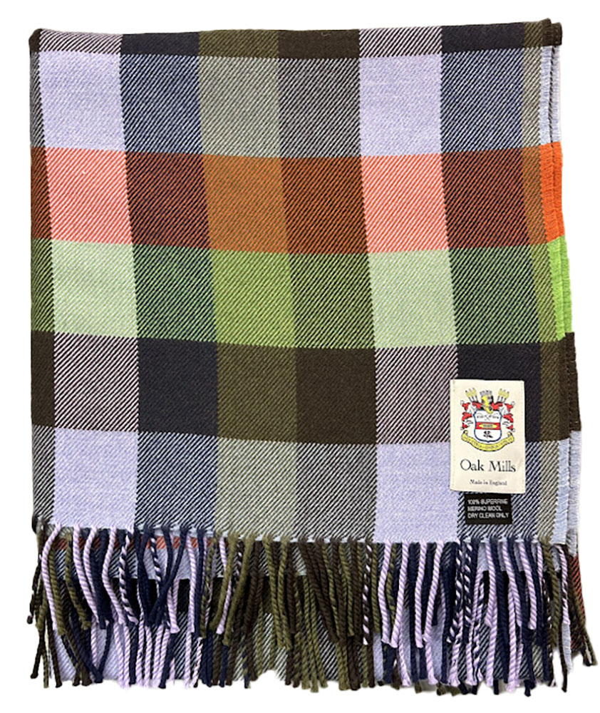 Pure Superfine Merino Checked Stole – Soft, Lightweight, and Timelessly ...