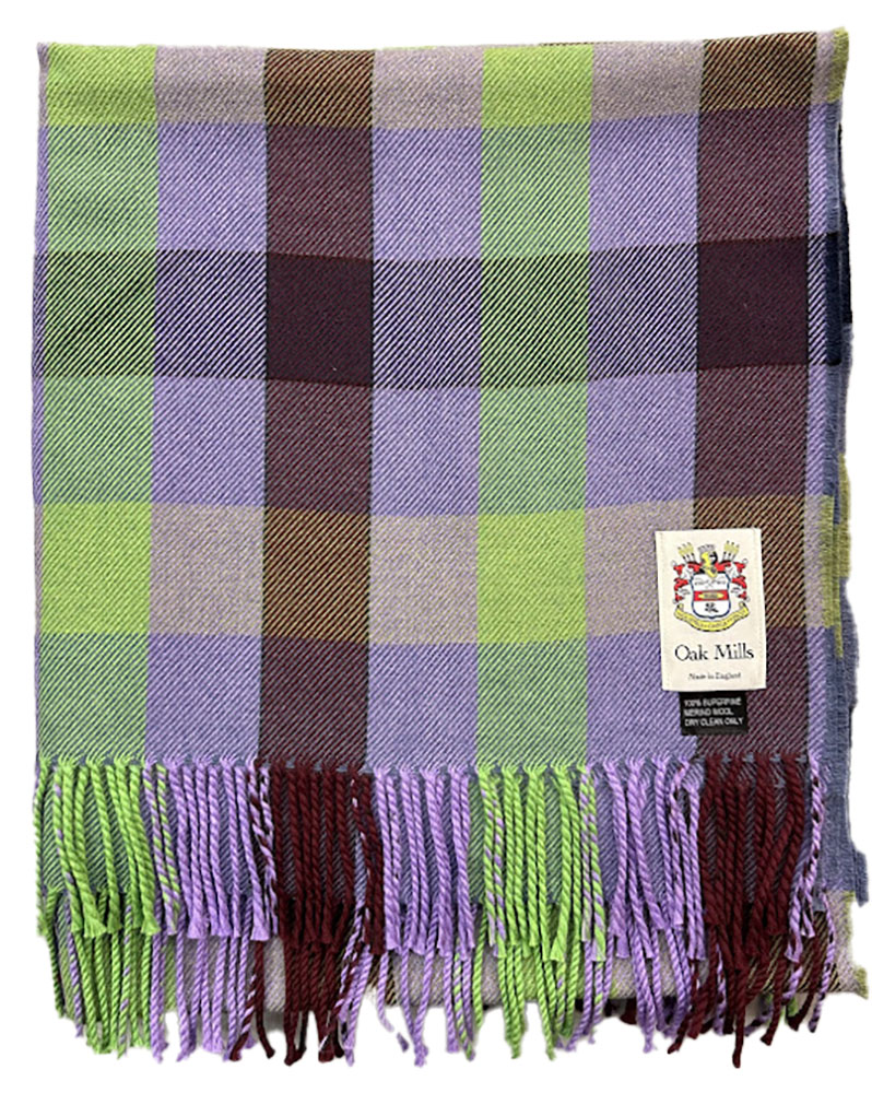 Pure Superfine Merino Checked Stole – Soft, Lightweight, and Timelessly ...